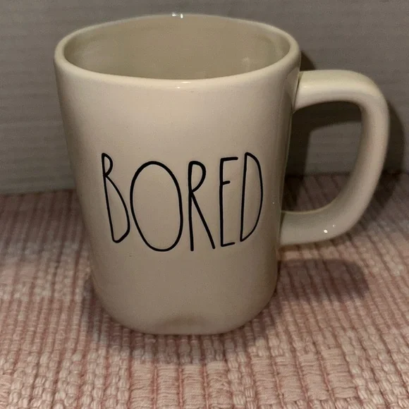 Rae Dunn “Bored” ceramic mug. - Picture 1 of 6